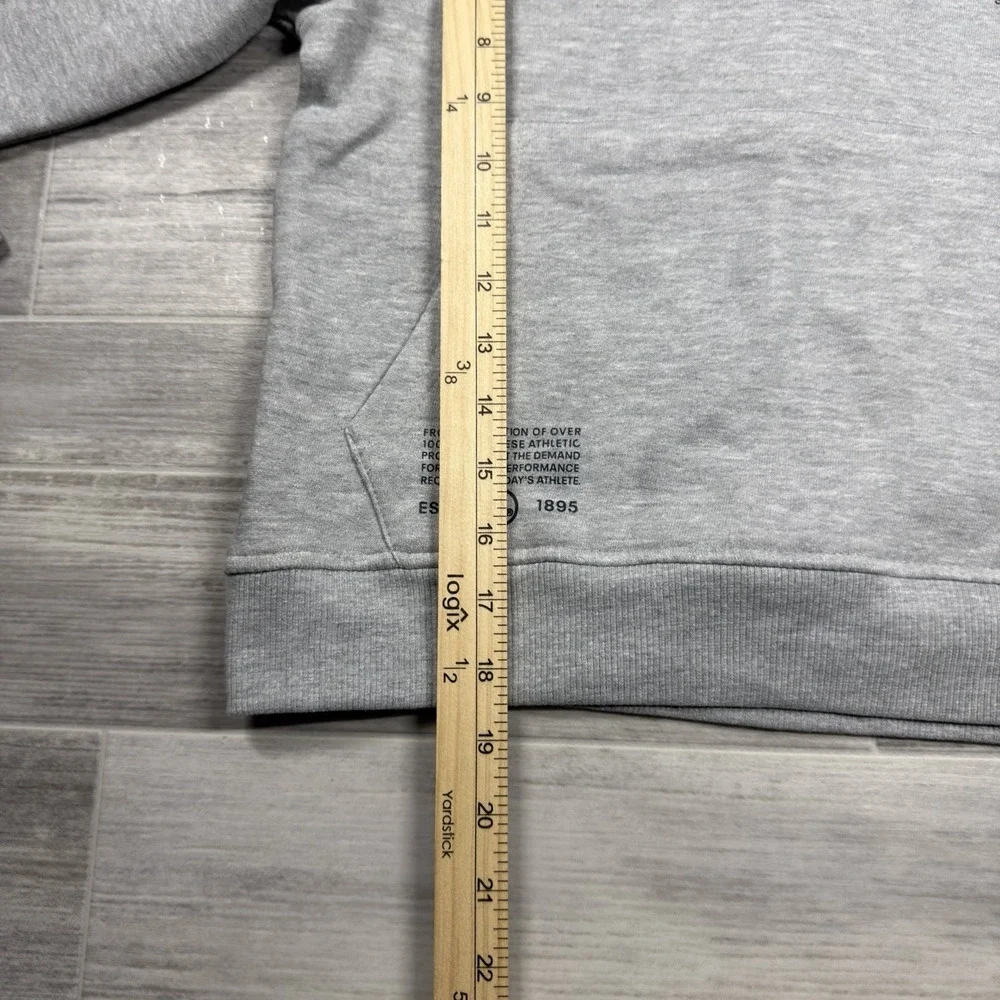 Reebok Kids Size Medium (10-12) Circle Classsic Fleece Heather Gray Sweater New*